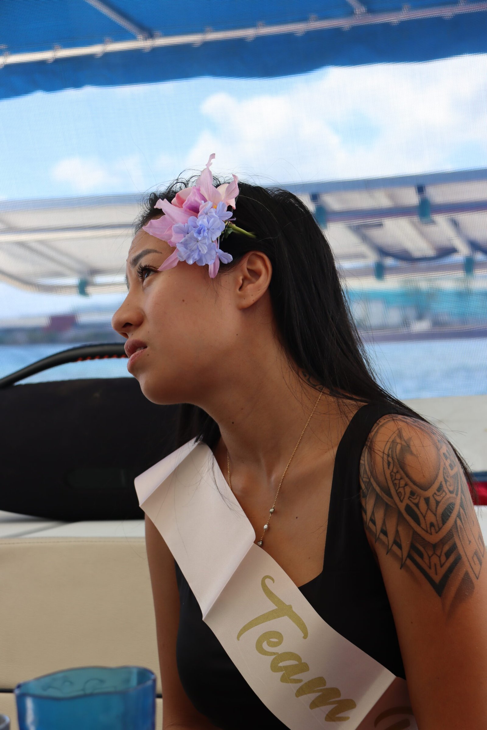 Sortie Sunset sur le Catamaran Migaloo